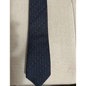Karako Collection Blue Multicolor Pattern Hand Made 100% Silk Men’s Neck Tie